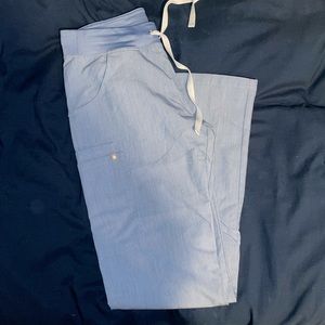 Figs denim blue Kade scrub pants